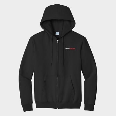 Port & Company® Essential Fleece Full-Zip Hooded Sweatshirt Port & Company® Essential Fleece Full-Zip Hooded Sweatshirt