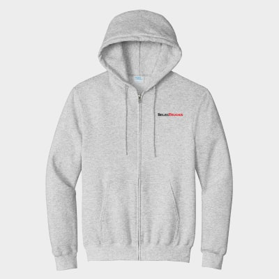 Port & Company® Essential Fleece Full-Zip Hooded Sweatshirt Port & Company® Essential Fleece Full-Zip Hooded Sweatshirt