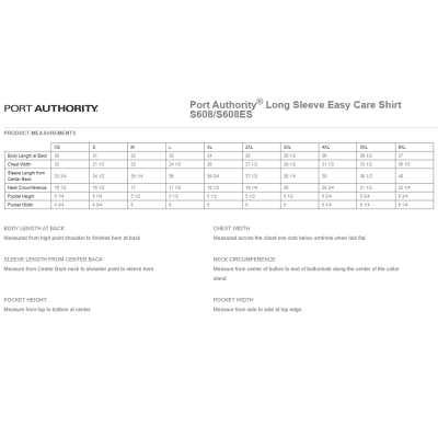 Port Authority® Long Sleeve Easy Care Shirt Port Authority® Long Sleeve Easy Care Shirt