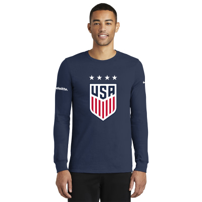 Men’s Nike Dri-FIT Cotton/Poly Long Sleeve Tee