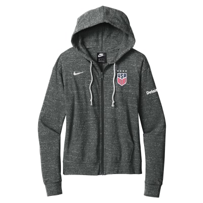 Ladies Nike Gym Vintage Full Zip Hoodie