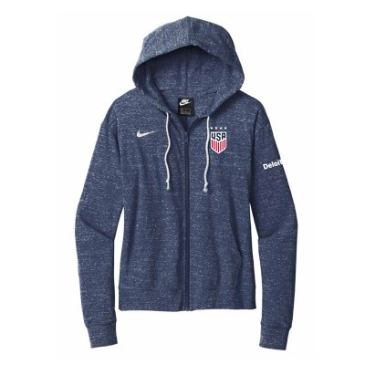 Ladies Nike Gym Vintage Full Zip Hoodie