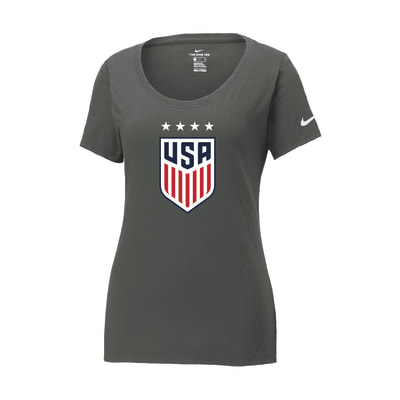 Ladies Nike Core Cotton Scoop Neck Tee