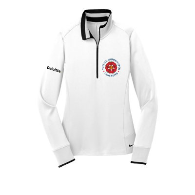 Nike Ladies Dri-FIT 1/2-Zip Cover-Up with (Women's 2024 U.S. Open logo)