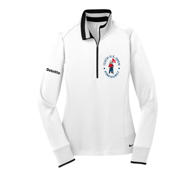 Nike Ladies Dri-FIT 1/2-Zip Cover-Up with (2024 U.S. Open logo)