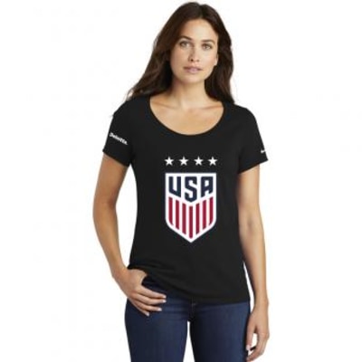 Ladies Nike Core Cotton Scoop Neck Tee