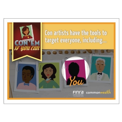 Con 'Em If You Can, Game Postcard