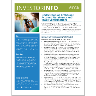 Understanding Brokerage Account Statements and Trade Confirmations
