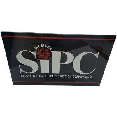 SIPC Dual Purpose Sign With Base