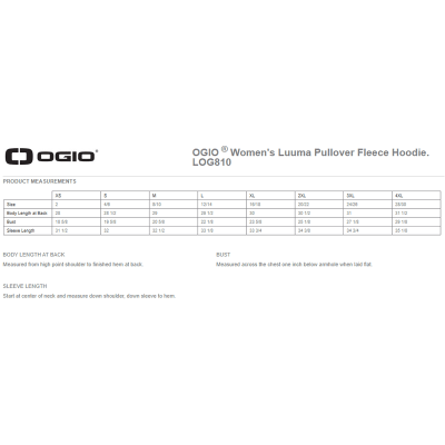 OGIO® Women's Luuma Pullover Fleece Hoodie OGIO® Women's Luuma Pullover Fleece Hoodie