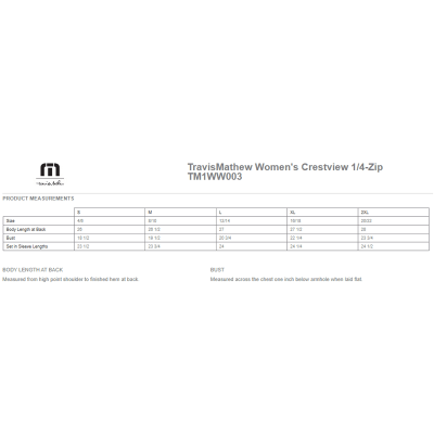 TravisMathew Women's Crestview 1/4-Zip TravisMathew Women's Crestview 1/4-Zip