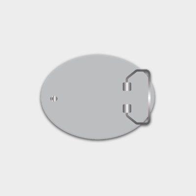 Antiqued Metal Belt Buckle