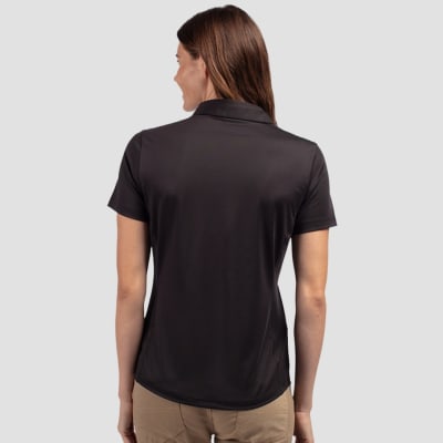 Hilton Grand Vacations Cutter And Buck Women's Prospect Textured Stretch Short Sleeve Polo