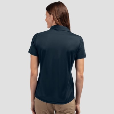 Hilton Grand Vacations Cutter And Buck Women's Prospect Textured Stretch Short Sleeve Polo