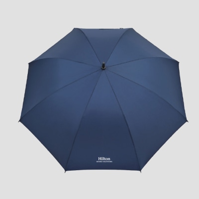 Hilton Grand Vacations Elements® 60” Recycled Auto Open Double Canopy Golf Umbrella