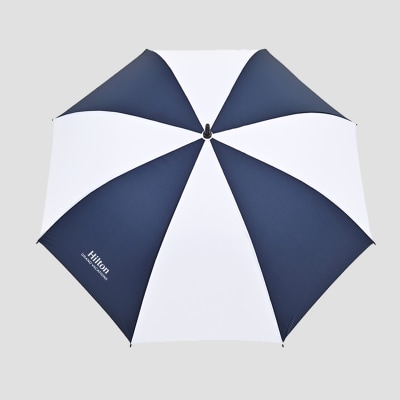 Hilton Grand Vacations Elements® 60” Recycled Auto Open Double Canopy Golf Umbrella