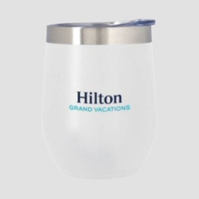 Hilton Grand Vacations 12 Oz. Vinay Stemless Wine Glass