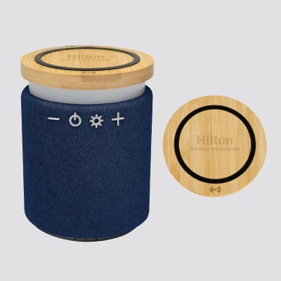 Hilton Grand Vacations Ultra Sound Speaker & Wireless Charger 2.0