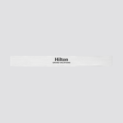 Hilton Grand Vacations Chair Band Towel Holder
