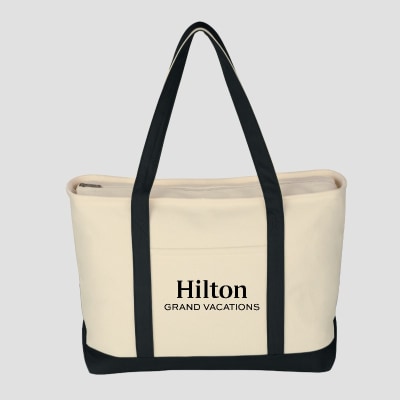 Hilton Grand Vacations Larger Starboard Cotton Canvas Tote Bag