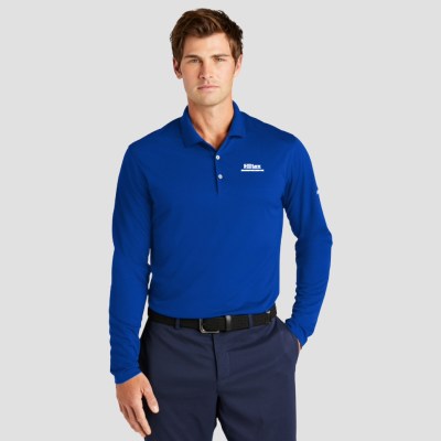 Hilton Grand Vacations Men's Nike Dri-FIT Micro Pique 2.0 Long Sleeve Polo