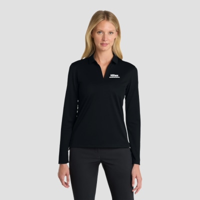Hilton Grand Vacations Women's Nike Dri-FIT Micro Pique 2.0 Long Sleeve Polo