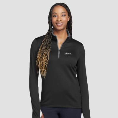 Hilton Grand Vacations Nike Women's Dri-FIT Stretch 1/2-Zip Cover-Up