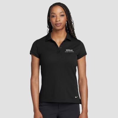 Hilton Grand Vacations Nike Women's Dri-FIT Solid Icon Pique Modern Fit Polo