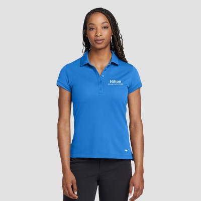 Hilton Grand Vacations Nike Women's Dri-FIT Solid Icon Pique Modern Fit Polo