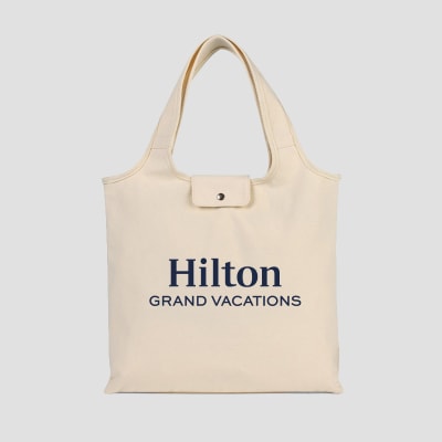 Hilton Grand Vacations Willow Deluxe Cotton Packable Tote