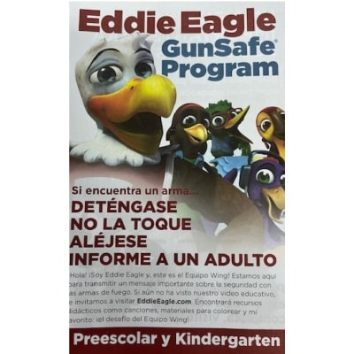 Eddie Eagle Spanish Activity Book PreK-K  (25 pk)