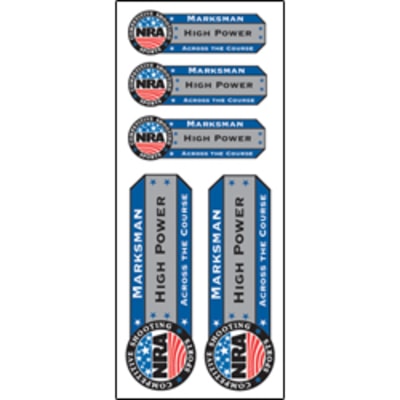 High Power Rifle Across the Course Classification Decal - Marksman