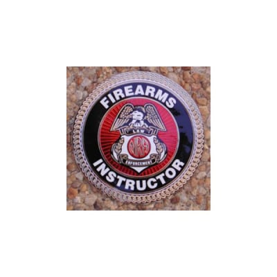 NRA Law Enforcement Firearms Instructor Mylar Decal (Restricted Item)