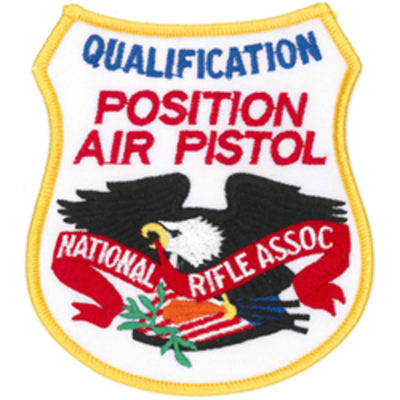 Position Air Pistol Qualification Patch