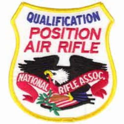 Position Air Rifle Qualification Patch