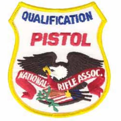 Conventional Bullseye Pistol Qualification Patch