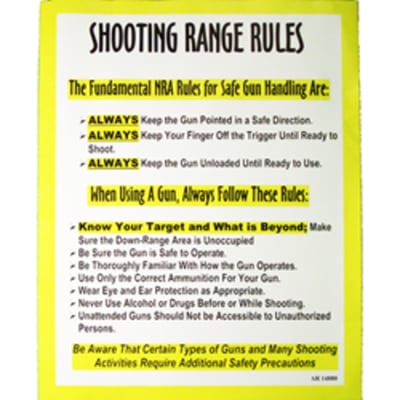 Range Rules Poster
