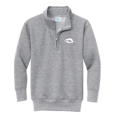 Youth Port & Company Core Fleece 1/4-Zip Pullover Sweatshirt