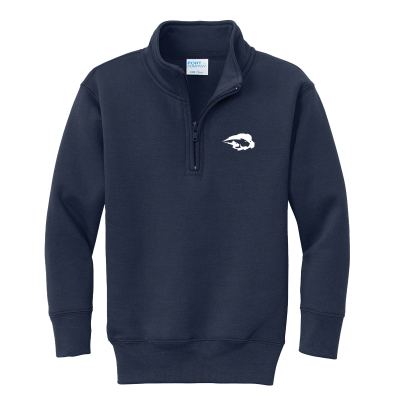 Youth Port & Company Core Fleece 1/4-Zip Pullover Sweatshirt