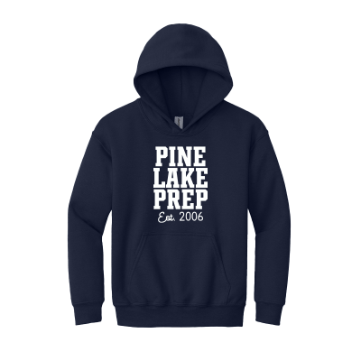 Youth Gildan Heavy Blend Hooded Sweatshirt - Stacked Logo