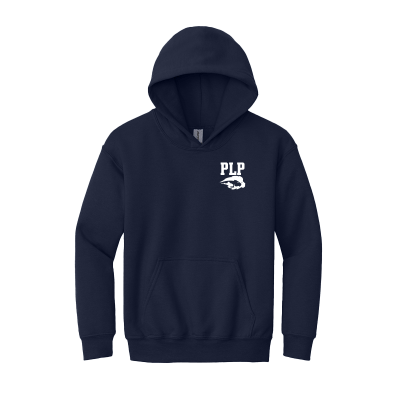Youth Gildan Heavy Blend Hooded Sweatshirt - Left Chest Logo