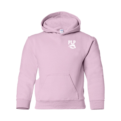 Youth Gildan Heavy Blend Hooded Sweatshirt - Left Chest Logo