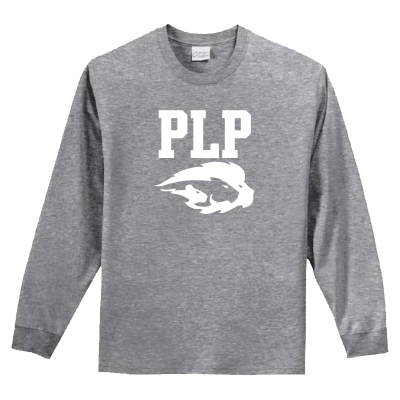 Youth Port&Co Long Sleeve Core Cotton Tee - PLP Logo