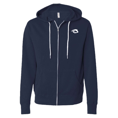 Independent Trading Co. Unisex Lightweight Full-Zip Hooded Sweatshirt