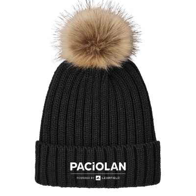 Port Authority® Faux Fur Pom Beanie