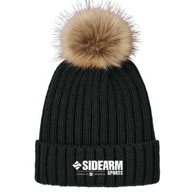 Port Authority® Faux Fur Pom Beanie