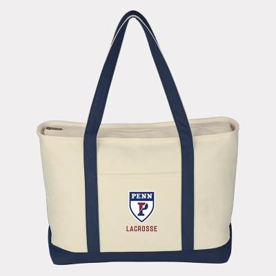 Large Starboard Cotton Canvas Tote with Tackle Twill Patch