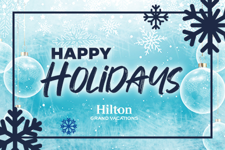 Happy Holidays - Blue