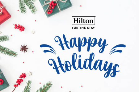 Happy Holidays - White