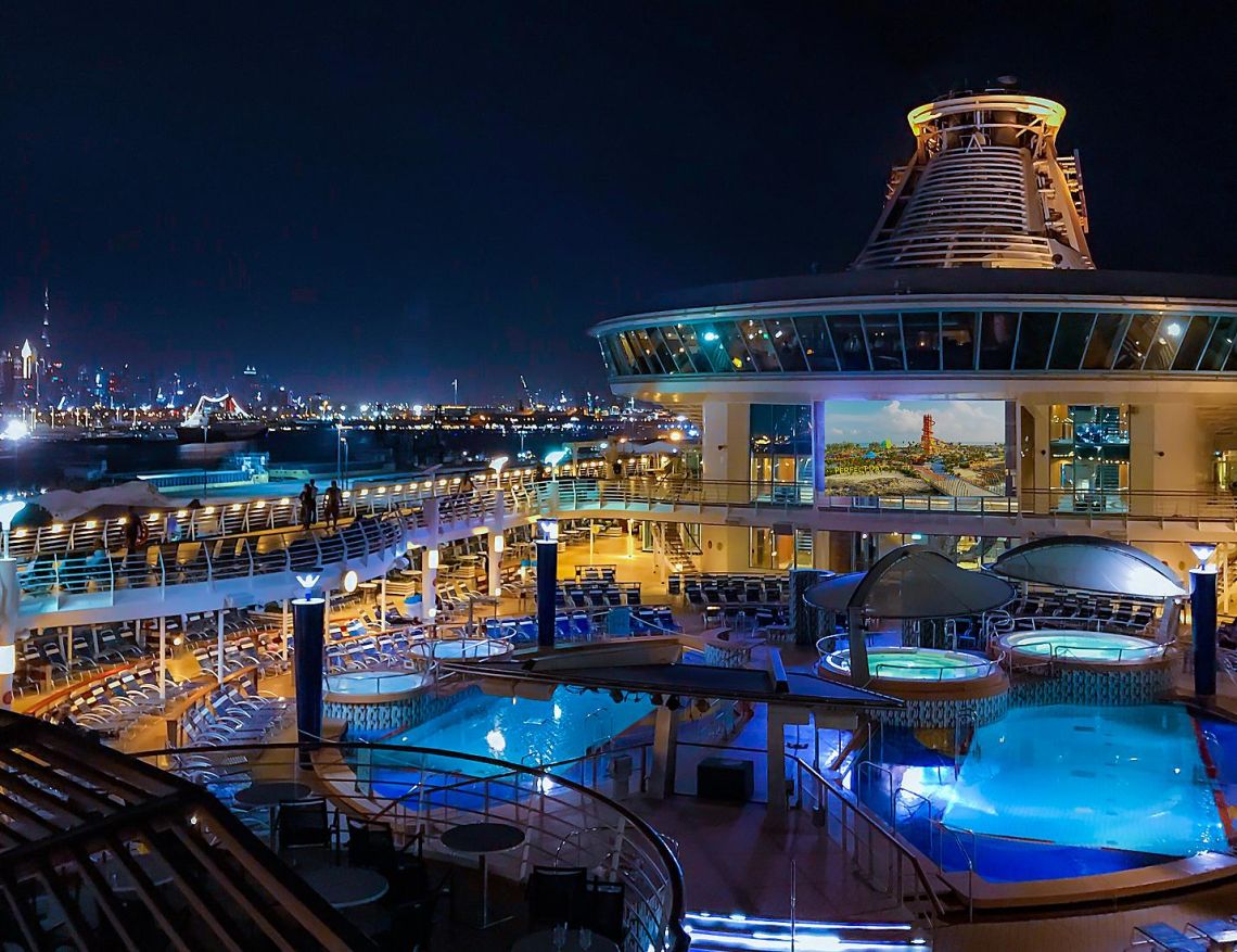 Night Look on the Royal Caribbean Anthem of the Seas - Katie's